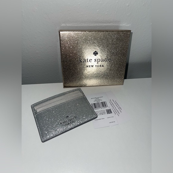 kate spade Handbags - NWT Kate Spade Glitter cardholder